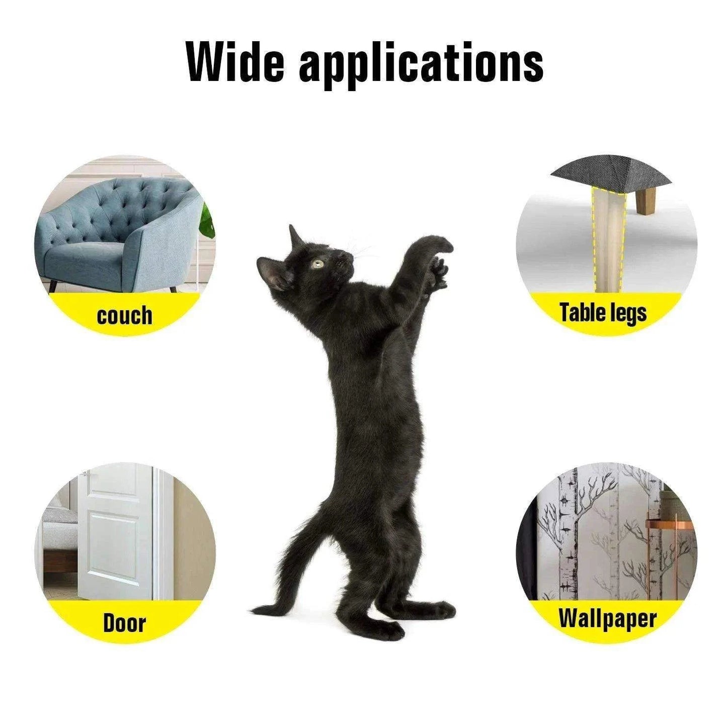 Cat Scratcher Deterrent TapeDescription:
Say goodbye to scratched furniture! This double-sided sticky tape protects your couch while training your cat to stay away, offering peace of mind and pRegal Pet PalaceRegal Pet PalaceCat Scratcher Deterrent Tape
