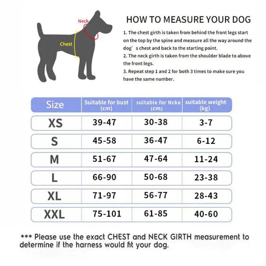 Reflective Adjustable Dog Harness