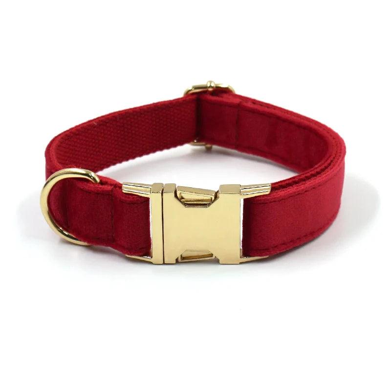 Luxurious Red Velvet Harness