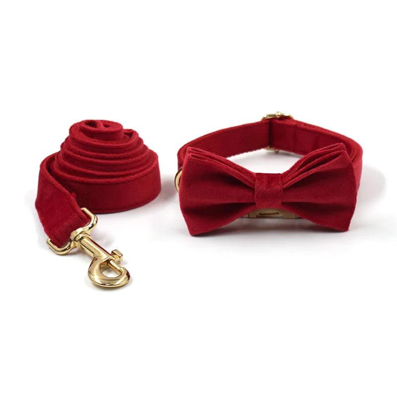 Luxurious Red Velvet Harness