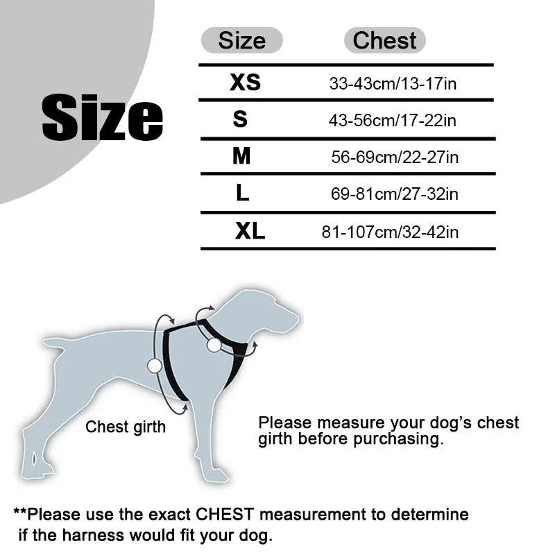 No-Pull Reflective Dog Harness