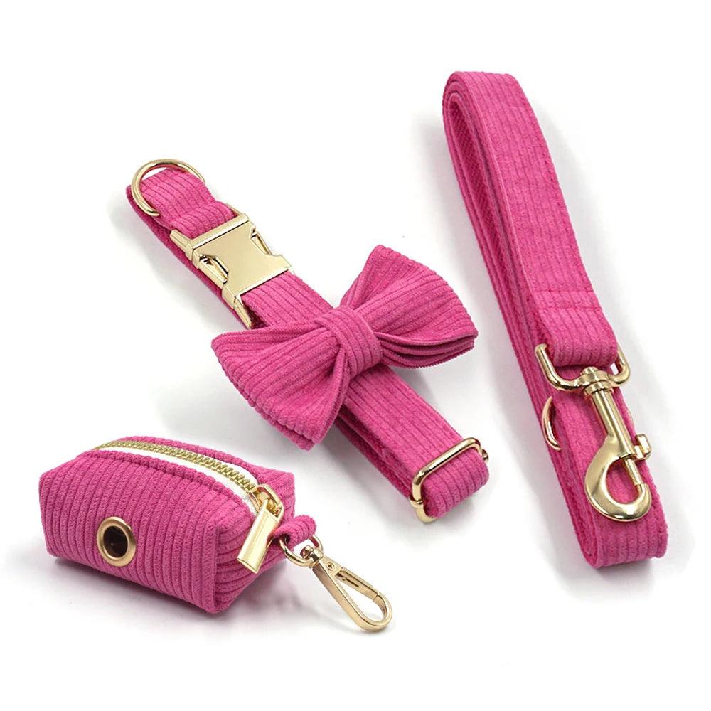 Luxury Hot Pink Dog Harness