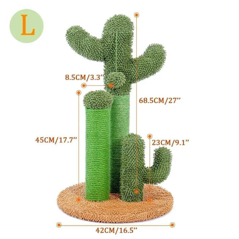 Cactus Cat Tree ToyDescription:
Your cat’s new favorite hangout! This playful cactus-themed cat tree features a scratching post, ball toy, and cozy mushroom condo—perfect for climbing,Regal Pet PalaceRegal Pet PalaceCactus Cat Tree