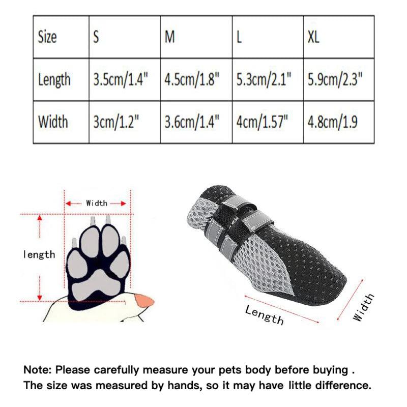 Breathable Pet Walking Shoes