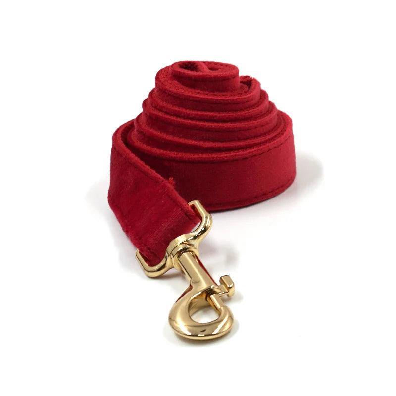 Luxurious Red Velvet Harness