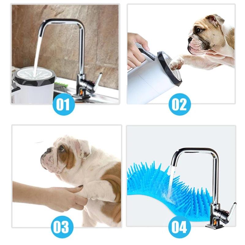Electric Dog Paw Washer Cup