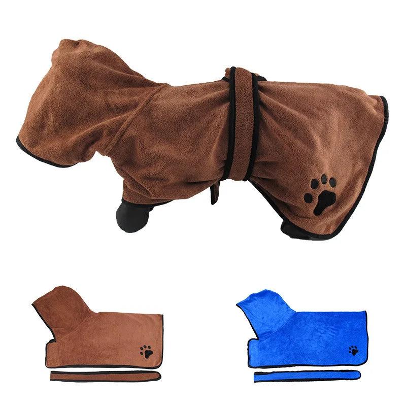 Quick Dry Dog Bathrobe