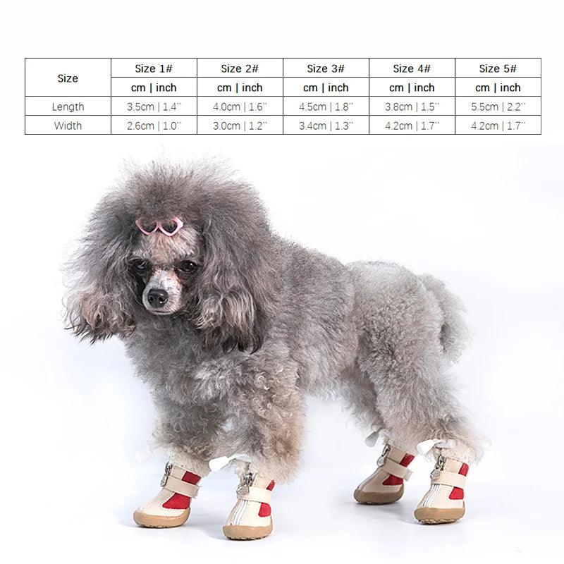 Elastic Winter Pet Dog Shoes