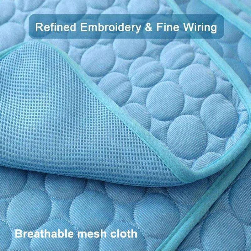 Cooling Summer Pet Bed MatDescription:
Keep your furry friends cool and comfortable this summer with this breathable, washable dog mat. Perfect for pets of all sizes, whether at home or on tRegal Pet PalaceRegal Pet PalaceCooling Summer