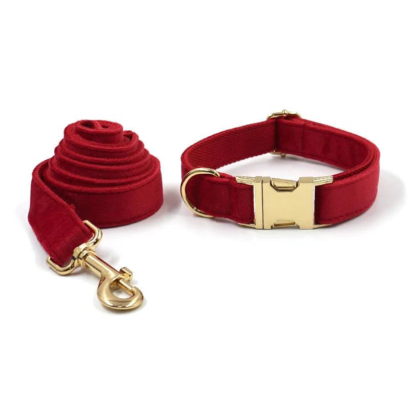 Luxurious Red Velvet Harness