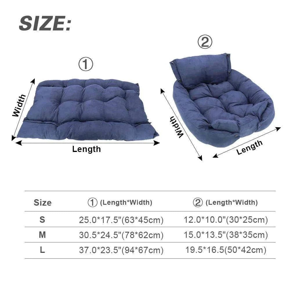 3-in-1 Cozy Pet BedDescription:
Give your pet the ultimate comfort! This multifunctional 3-in-1 bed transforms into a mat, sofa, or nest—perfect for cuddly naps in every season.
BeneRegal Pet PalaceRegal Pet Palace3-in-1 Cozy Pet Bed