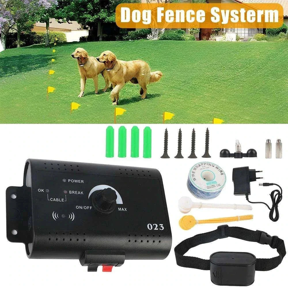 Wireless Electronic Pet FenceDescription:
Keep your dog safe while giving them freedom! This electronic pet fence system trains your pup to stay within set boundaries, ensuring their security wRegal Pet PalaceRegal Pet PalaceWireless Electronic Pet