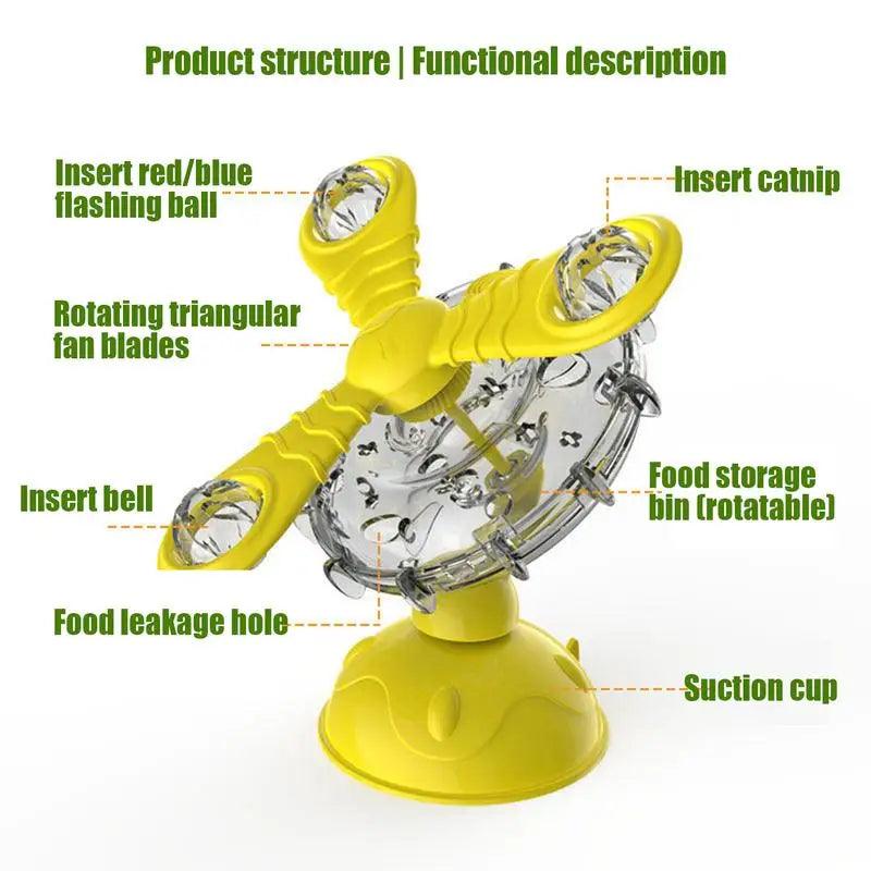 Interactive 360° Cat Treat Toy