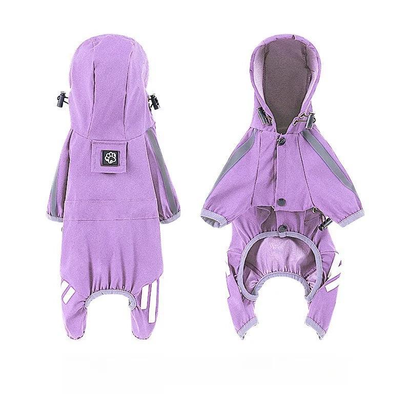 Reflective Waterproof Dog Raincoat