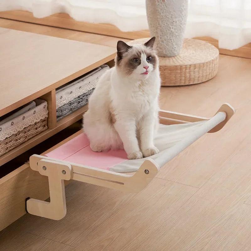 Sturdy Wooden Cat Hammock