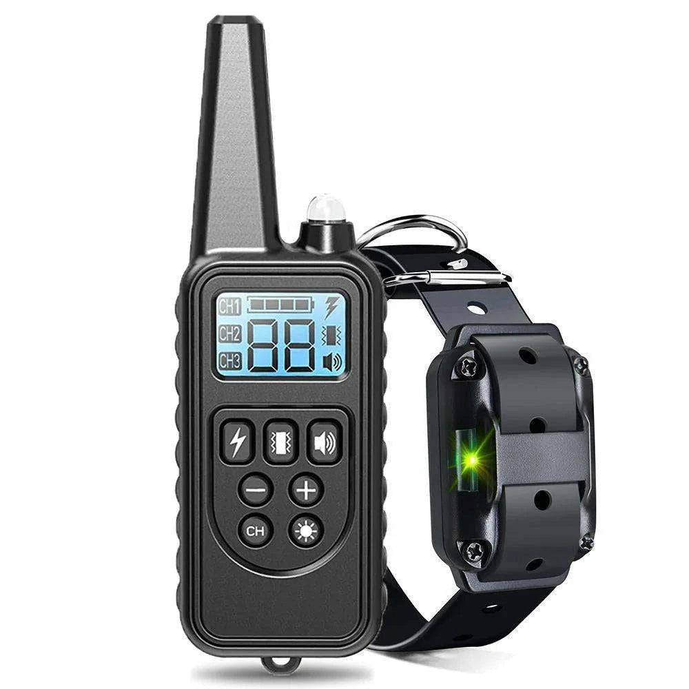 Rechargeable Dog Training CollarDescription:
Train smarter, not harder! This rechargeable collar offers beep, vibration, and shock modes to gently correct unwanted behavior, ensuring a well-behaveRegal Pet PalaceRegal Pet PalaceRechargeable Dog Training