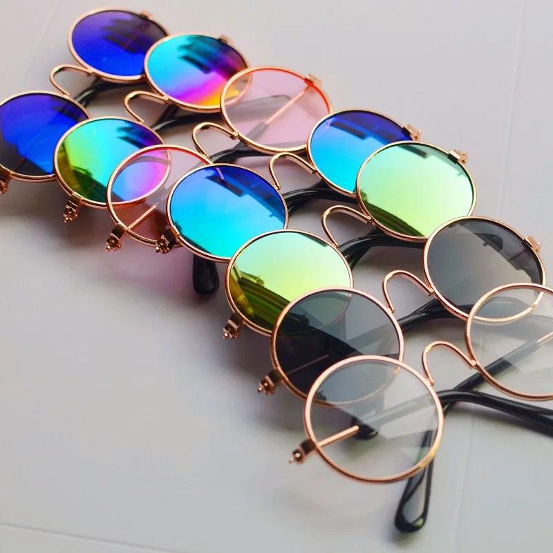 Vintage Round Pet Sunglasses