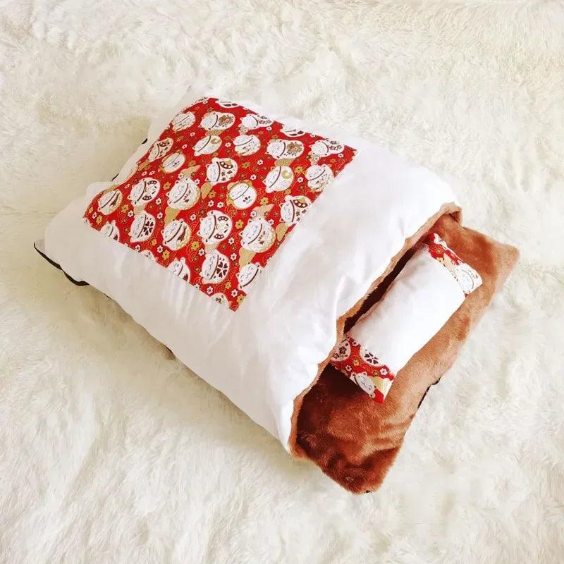 Cozy Japanese Cat Bed