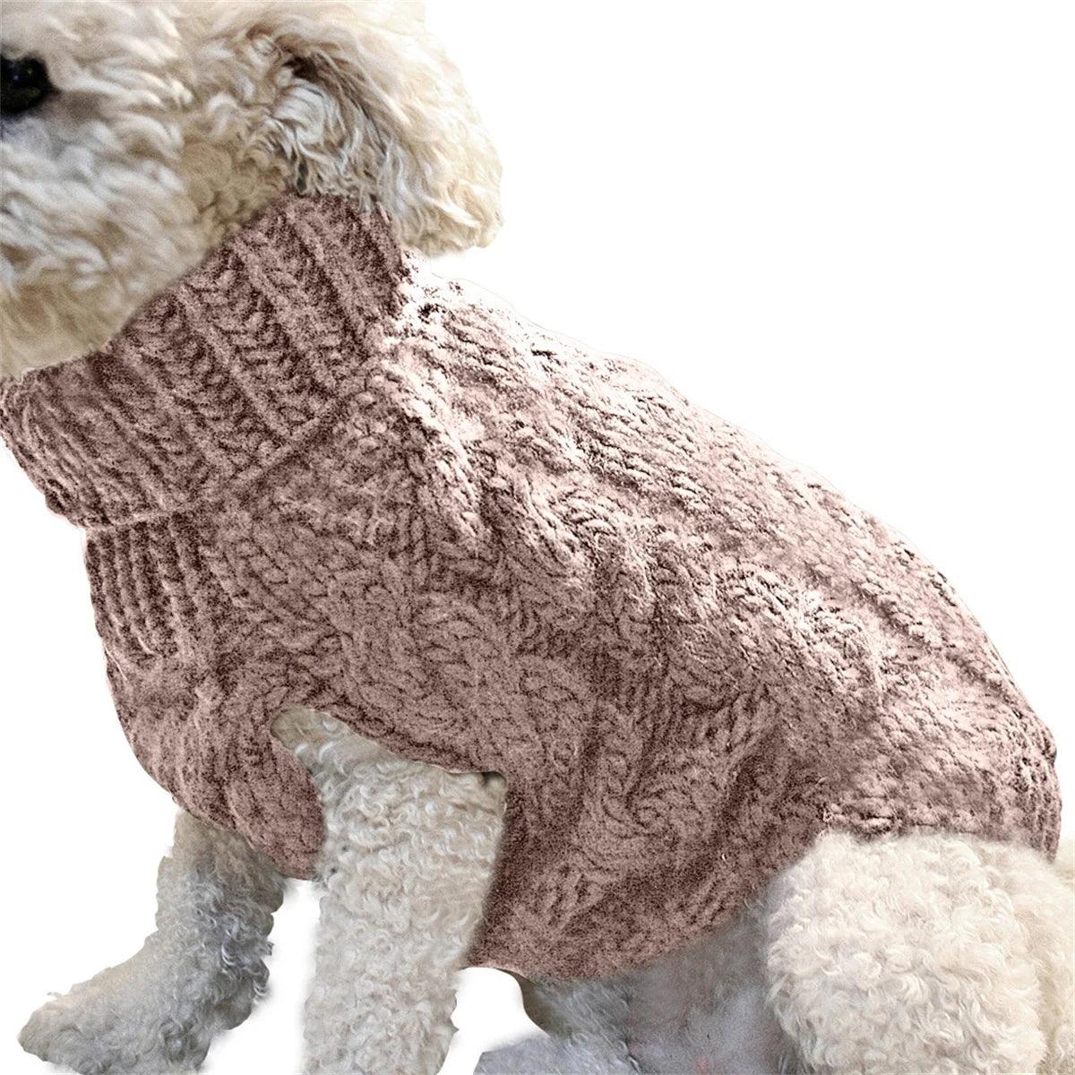Warm Knitted Sweater for Dogs