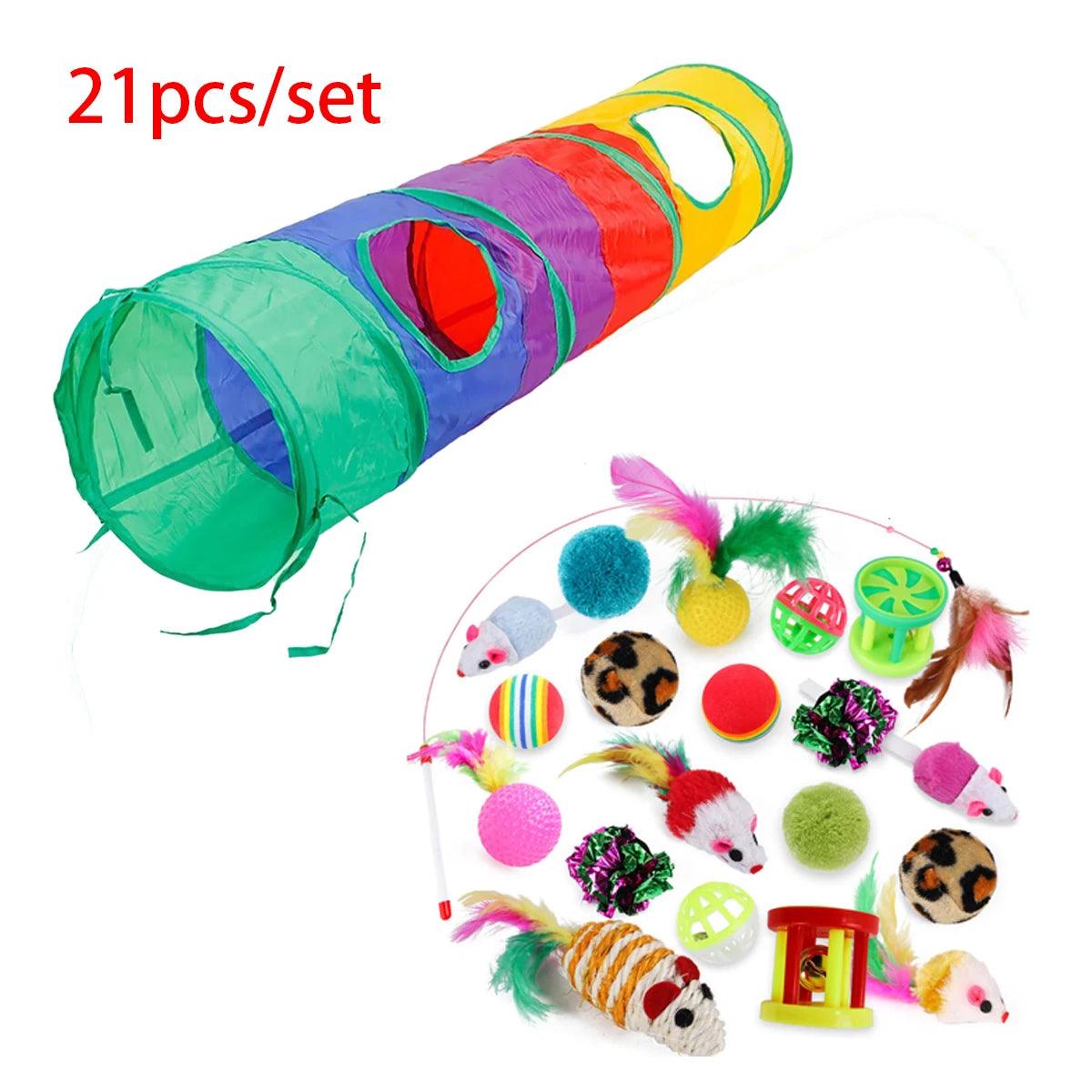 Crinkle Cat Tunnel Toy