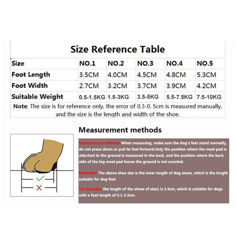 Waterproof Anti-slip Pet Dog Shoes