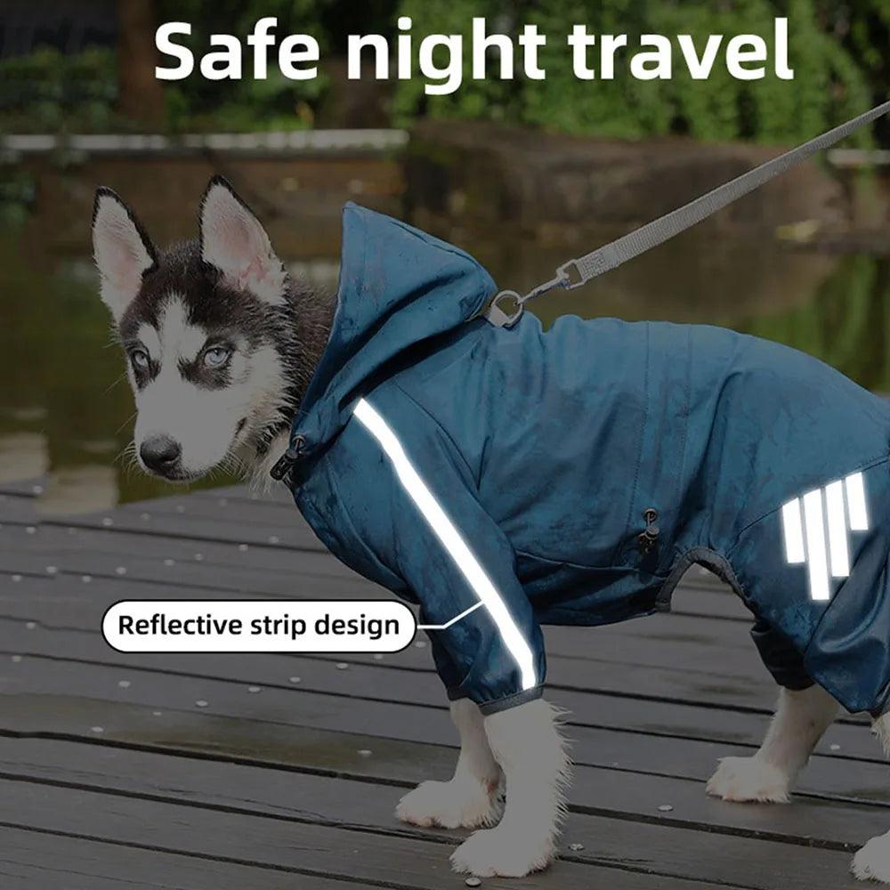 Waterproof Dog Raincoat with Hood