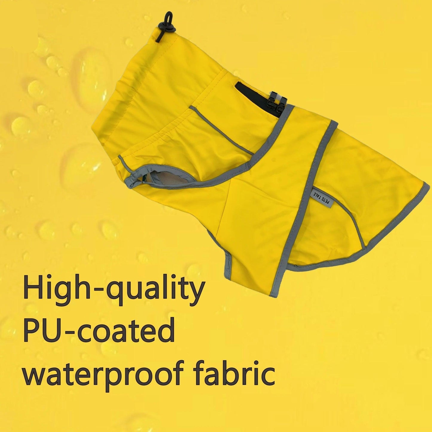 Reflective Waterproof Dog Raincoat