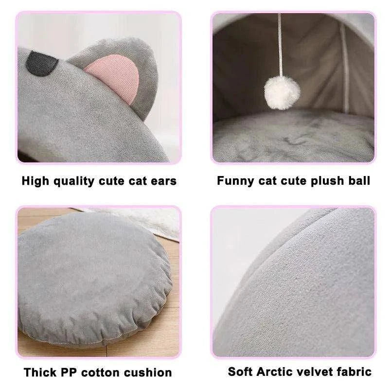 Warm Cat & Dog BedDescription:
Give your pet the gift of comfort with this cozy, warm pet house. Perfect for cats and small dogs, it offers a soft, secure space for a restful sleep.
Regal Pet PalaceRegal Pet PalaceWarm Cat & Dog Bed
