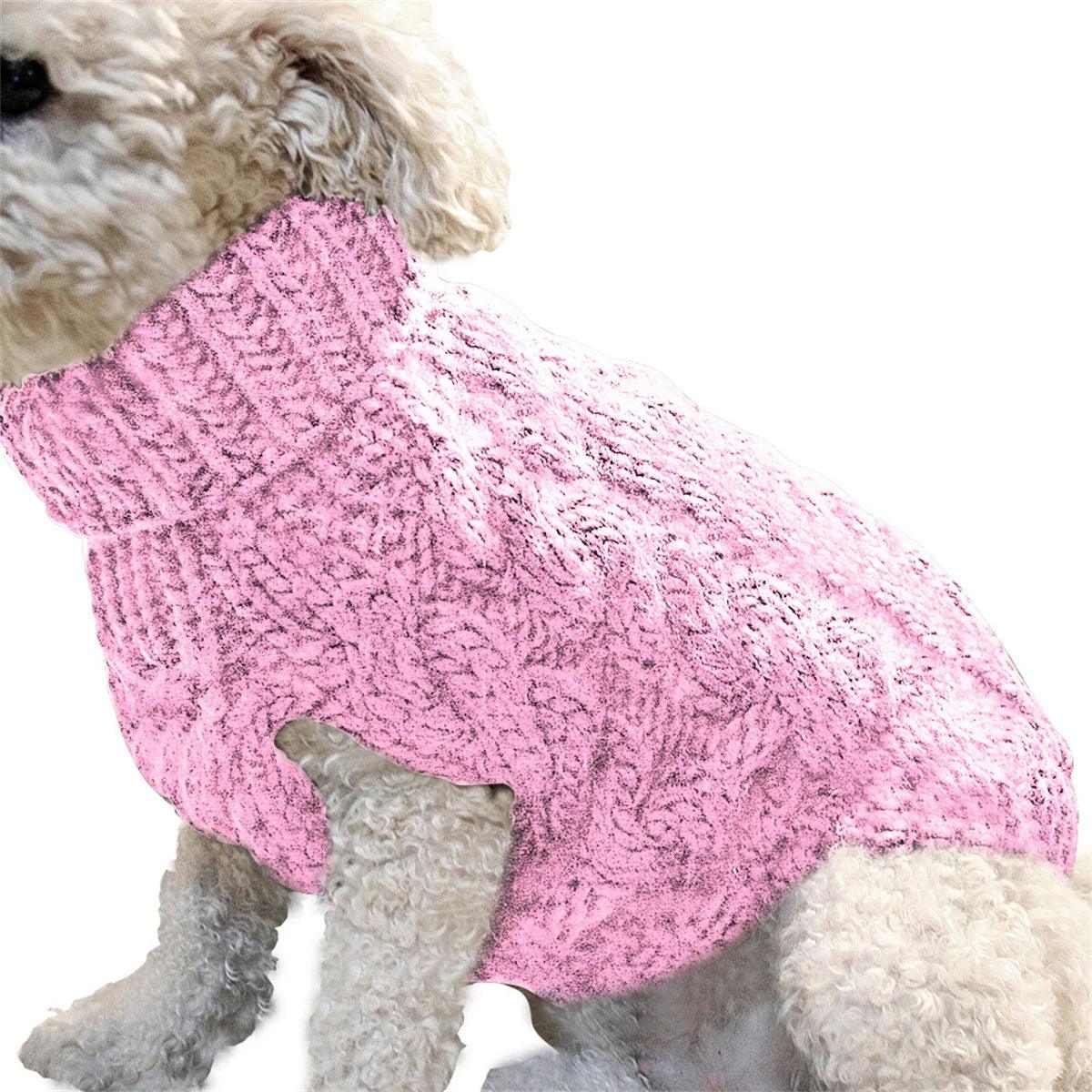Warm Knitted Sweater for Dogs