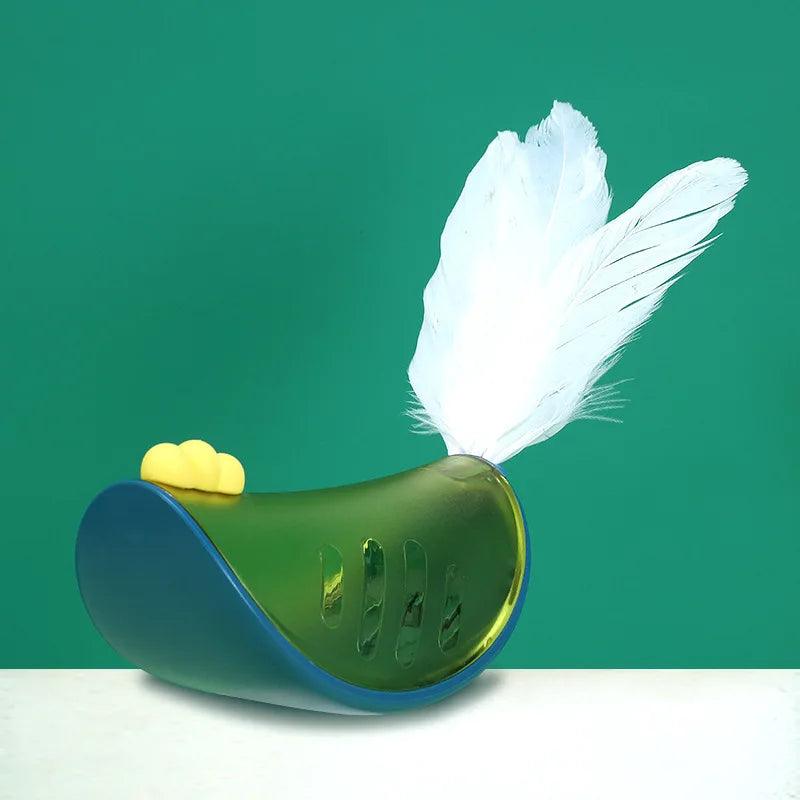 Interactive Feather Cat Toy