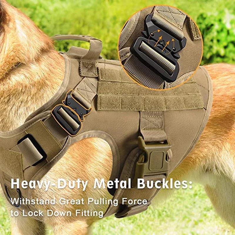 Tactical Dog Harness & Leash