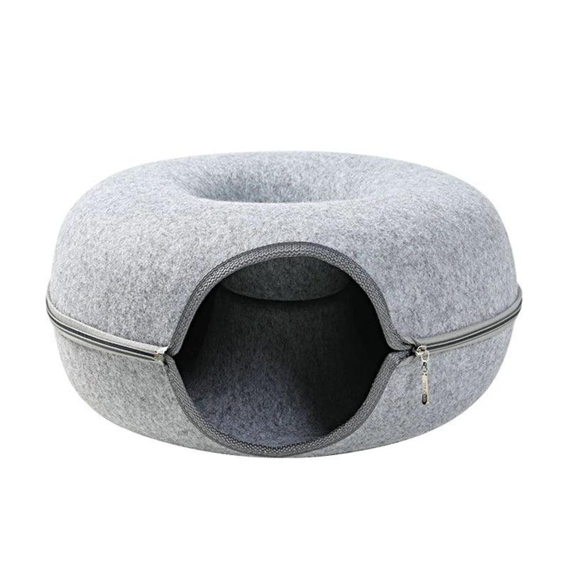 2-in-1 Cozy Cat Tunnel