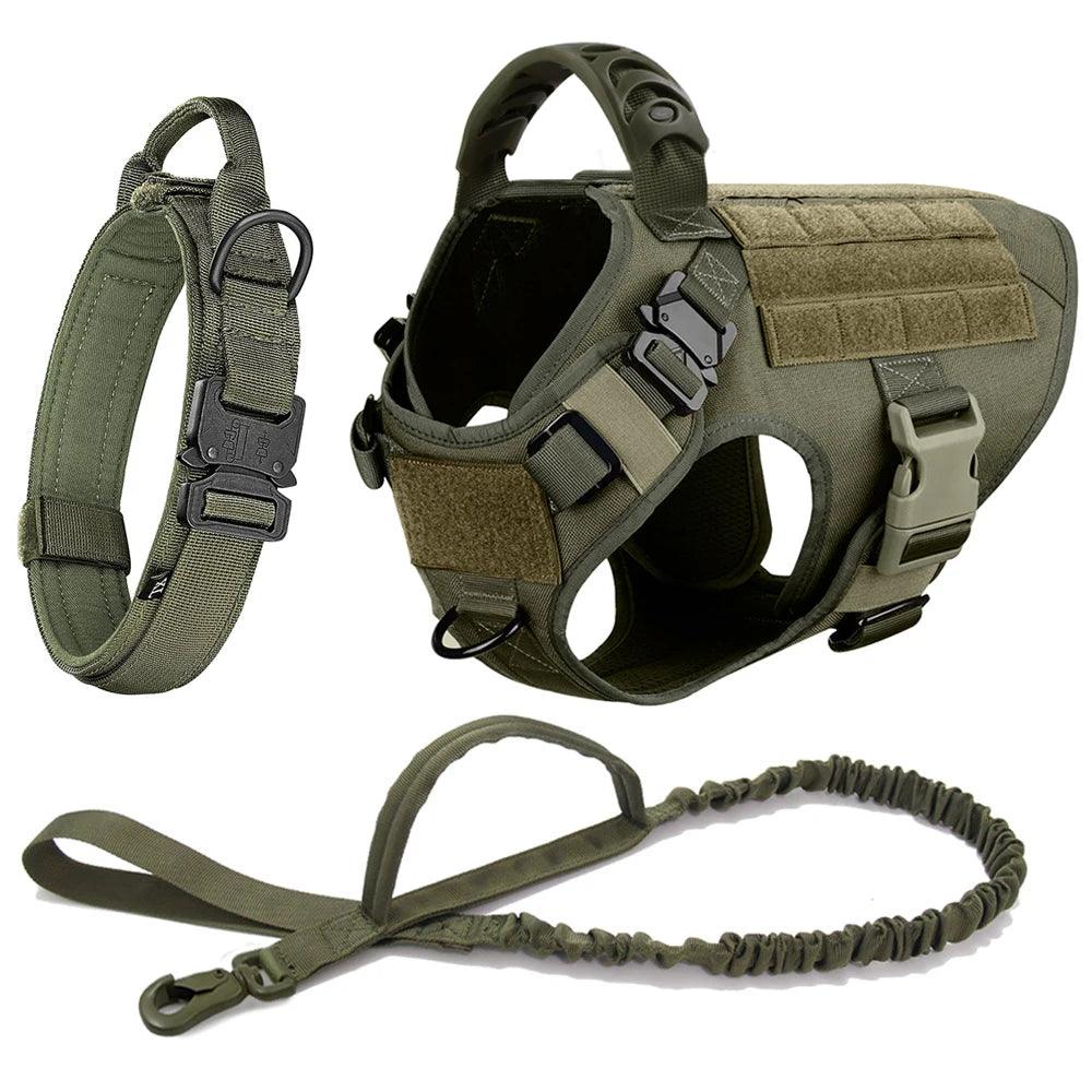 Tactical Dog Harness Set