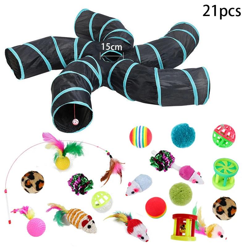 Crinkle Cat Tunnel Toy