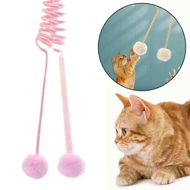 Interactive Cat Spring Rope Toy