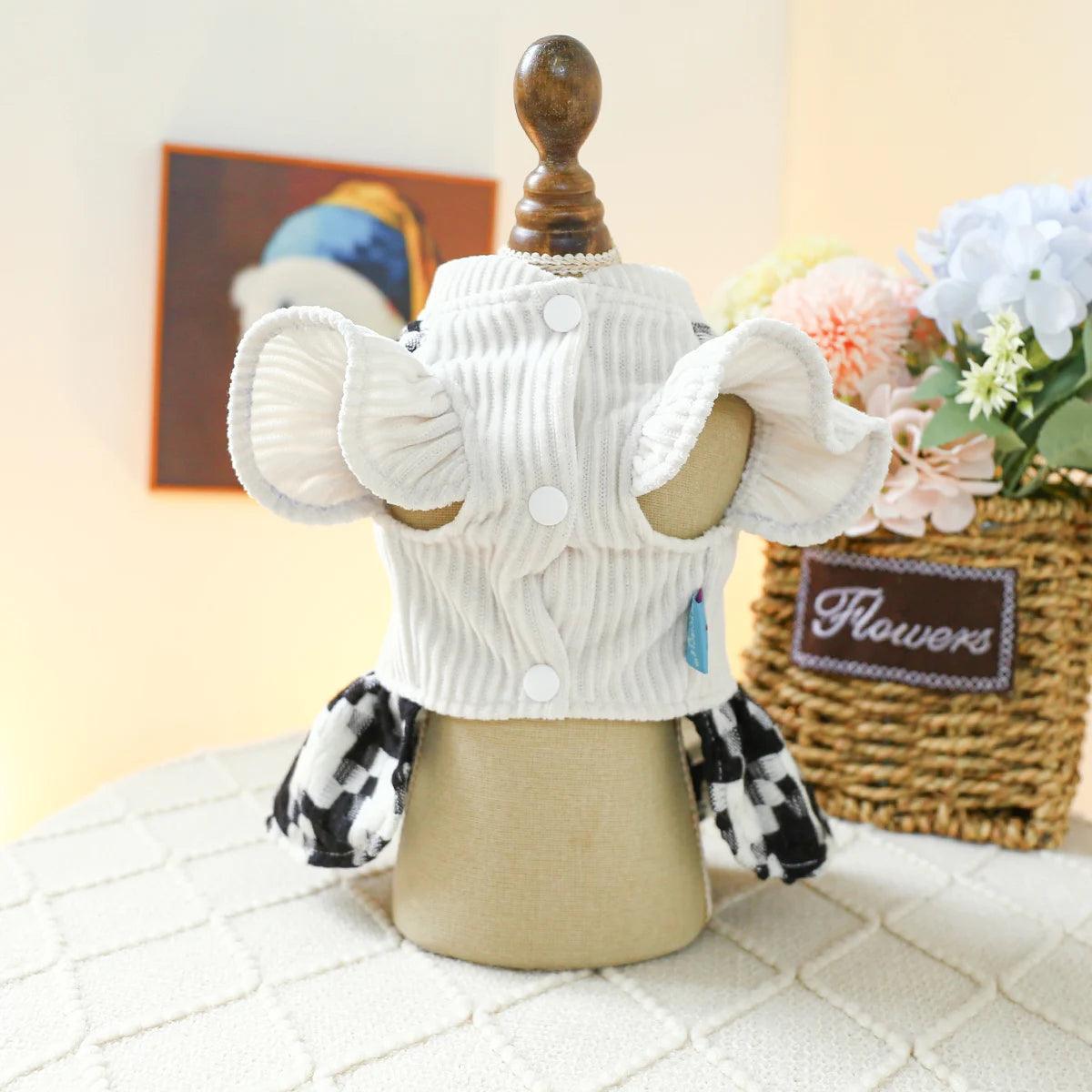 Elegant Bow Dog Dress