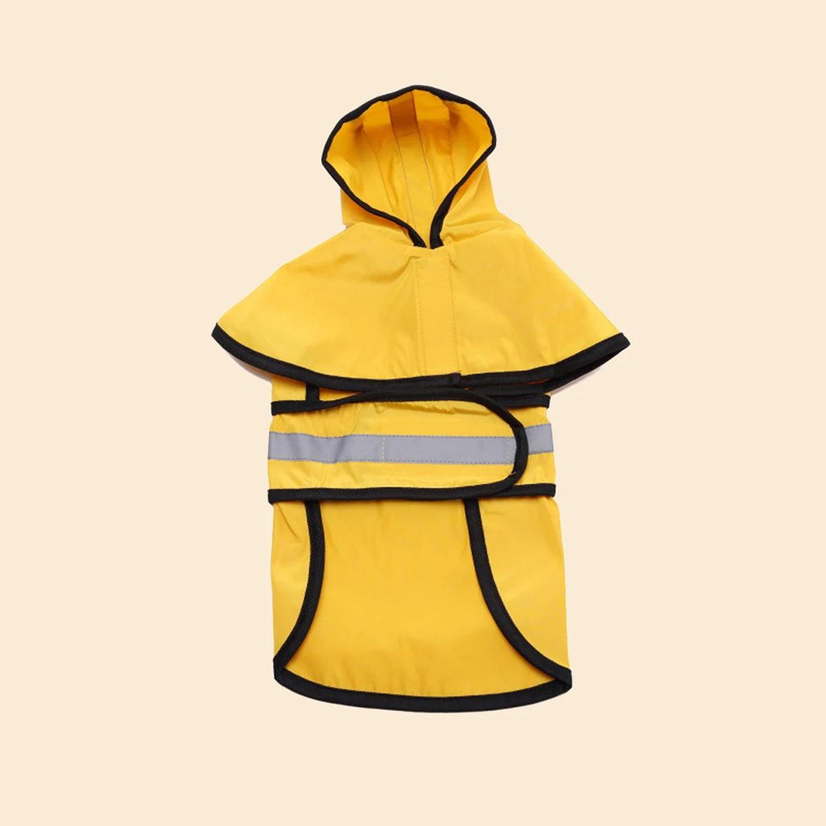 Reflective Waterproof Dog Raincoat