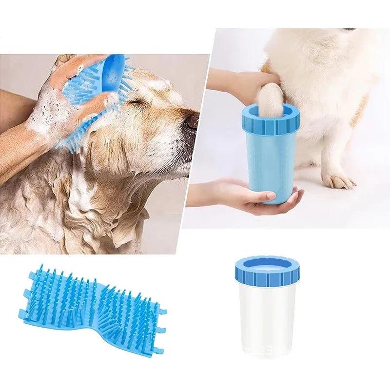 Soft Silicone Paw Washing Cup