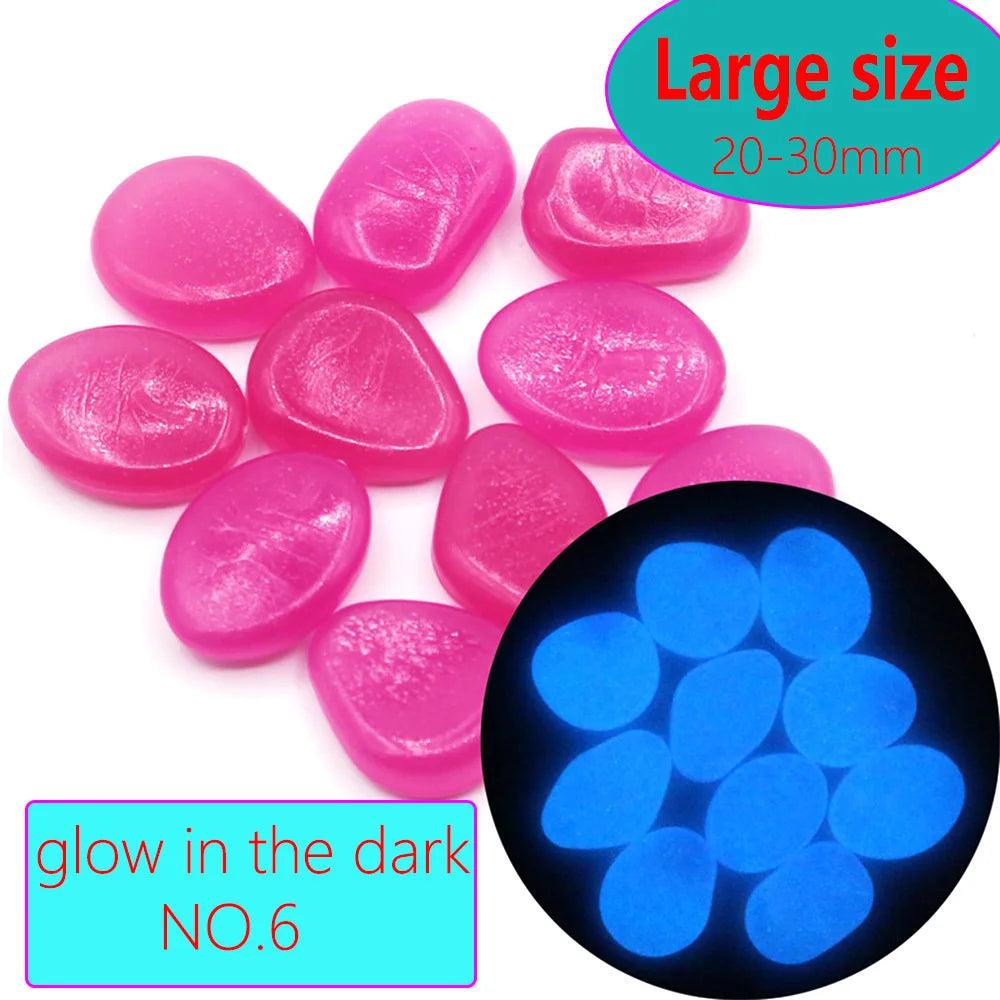 Luminous Glowing Aquarium Pebbles