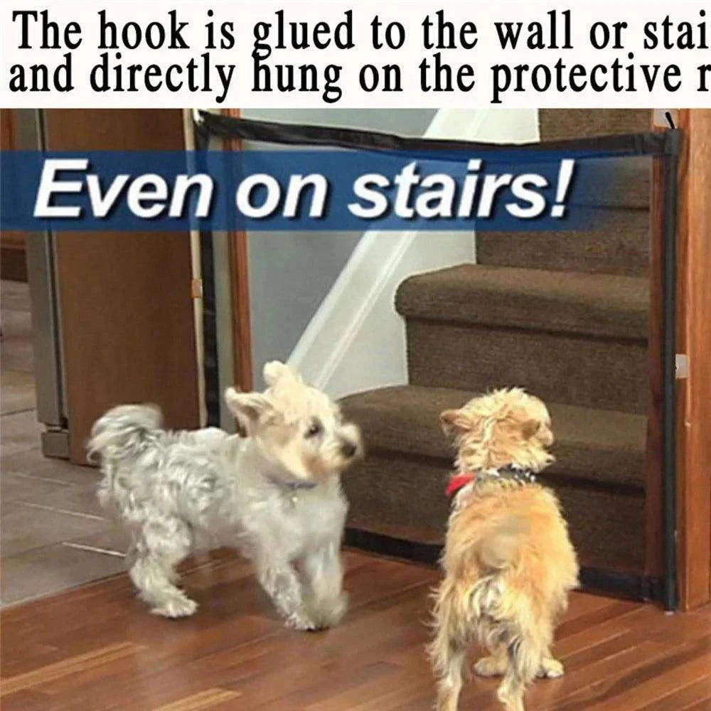 Foldable Pet Safety GateDescription:
Keep your pet safe while protecting your home! This breathable mesh barrier is perfect for blocking stairs, doorways, and other areas to create a securRegal Pet PalaceRegal Pet PalaceFoldable Pet Safety