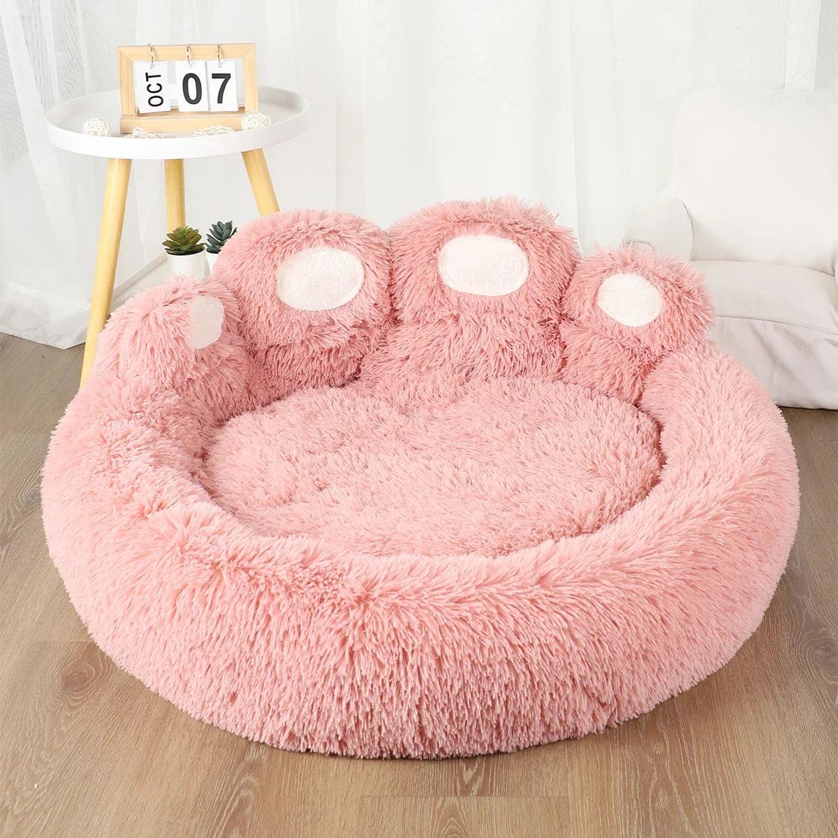 Ultra-Cozy Plush Dog Bed