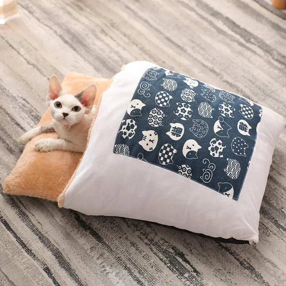 Cozy Japanese Cat Bed