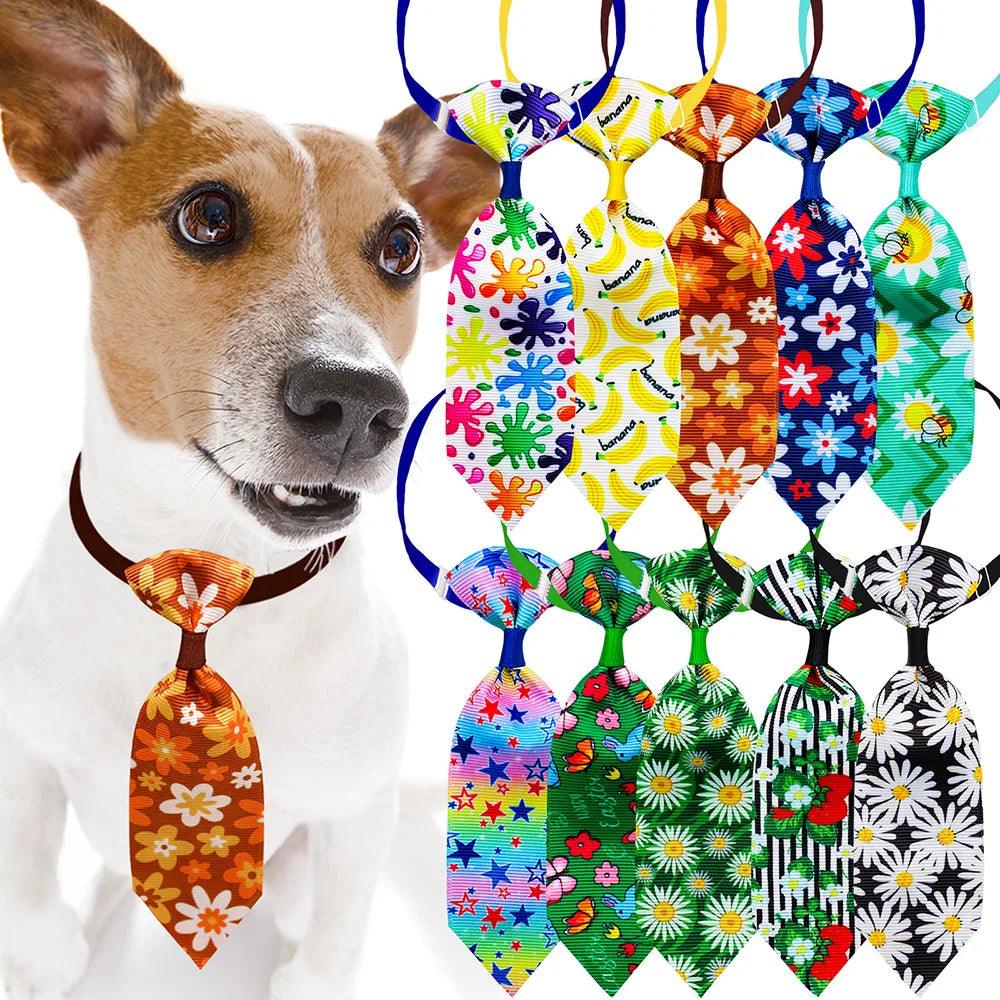 50pcs Stylish Pet Bowties