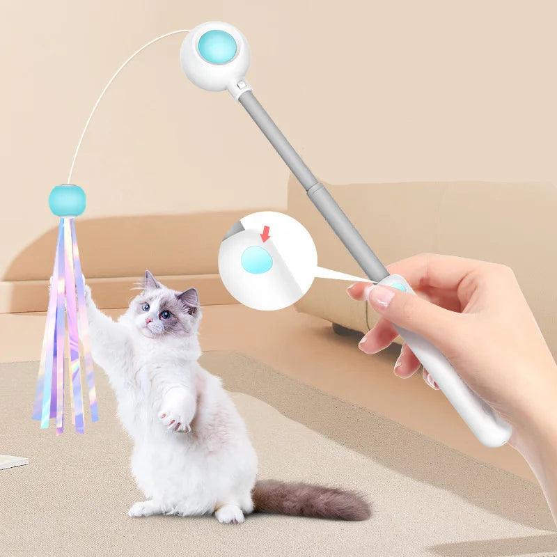 Gravity Cat Wand Toy