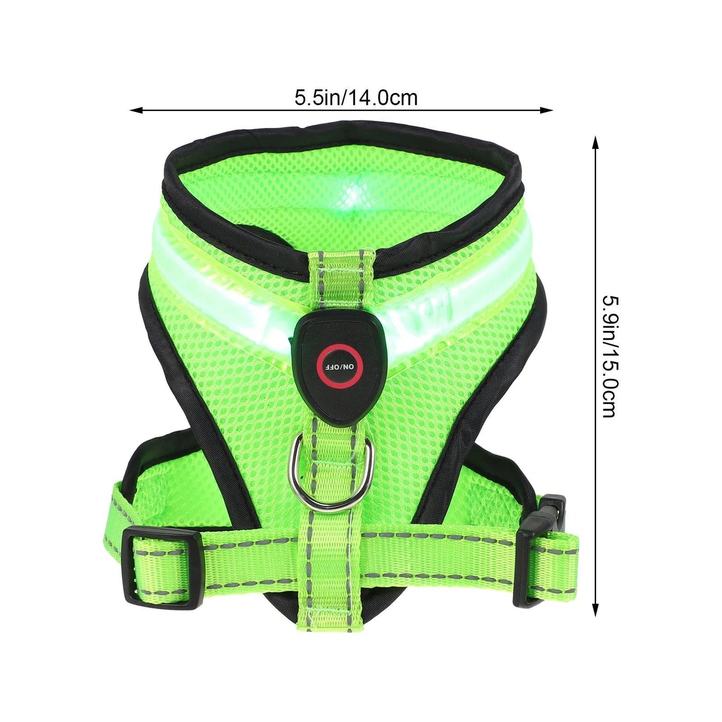 Glow LED Dog Vest Harness