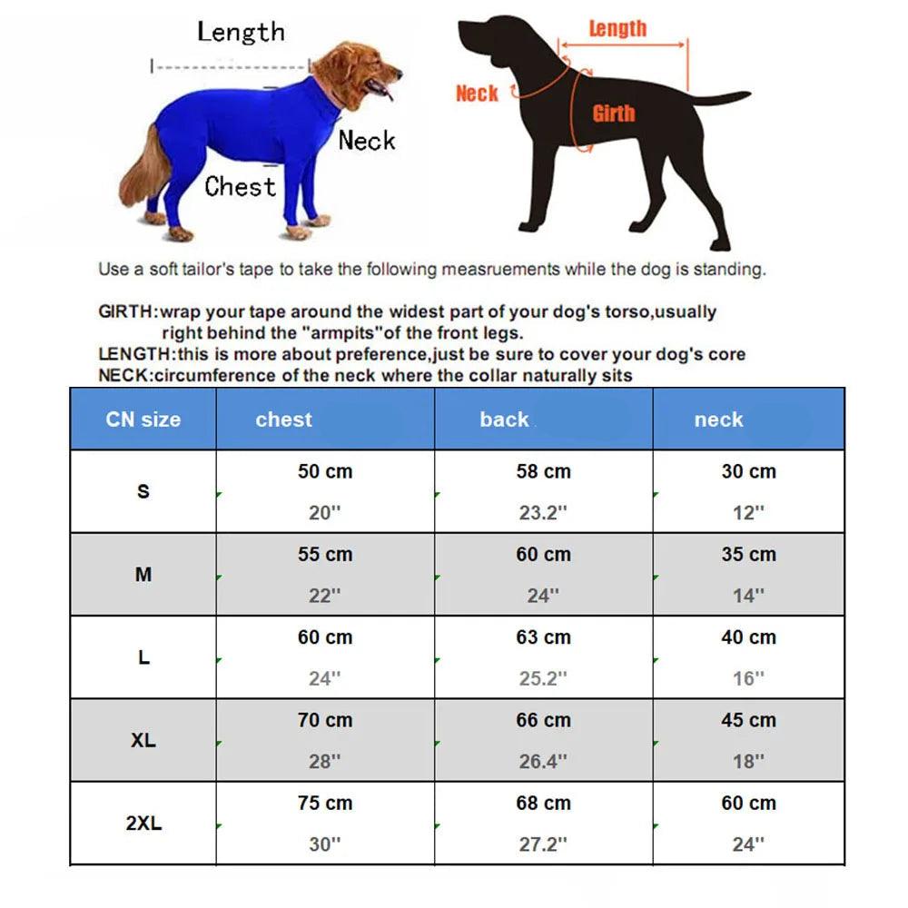 Dog Recovery & Anxiety Suit