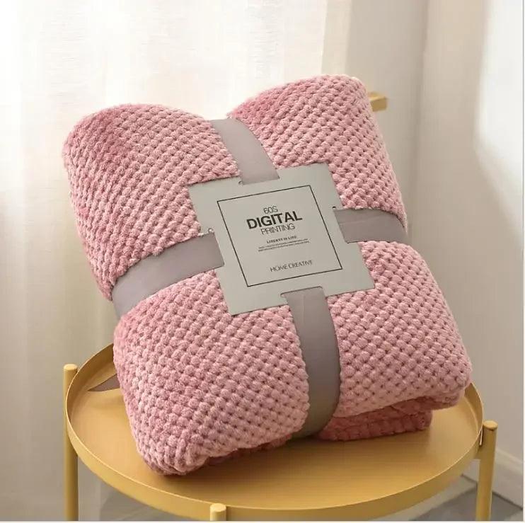 Cozy Coral Fleece Blanket
