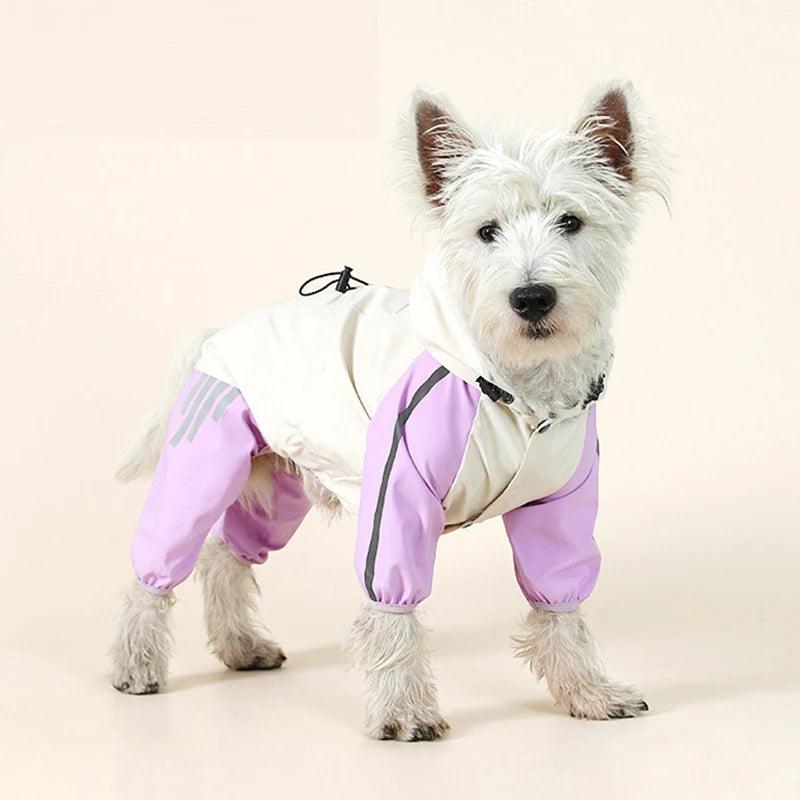 Waterproof Puppy Raincoat Jumpsuit