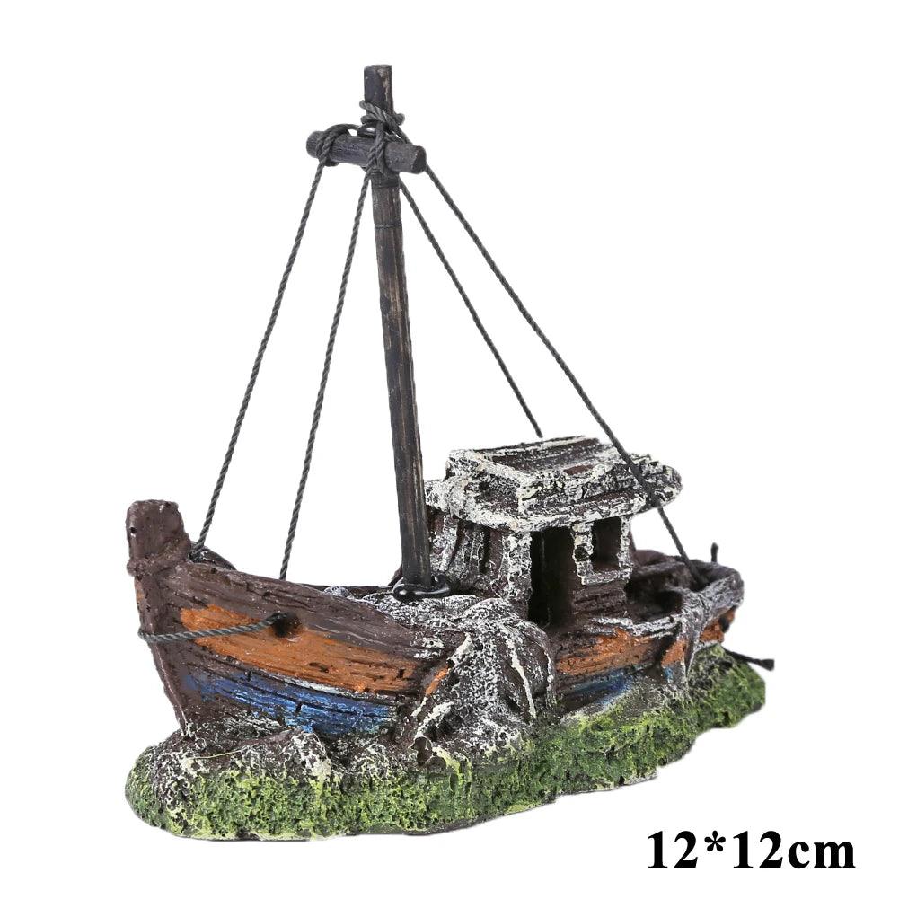 Hollow Log Fish Tank Décor