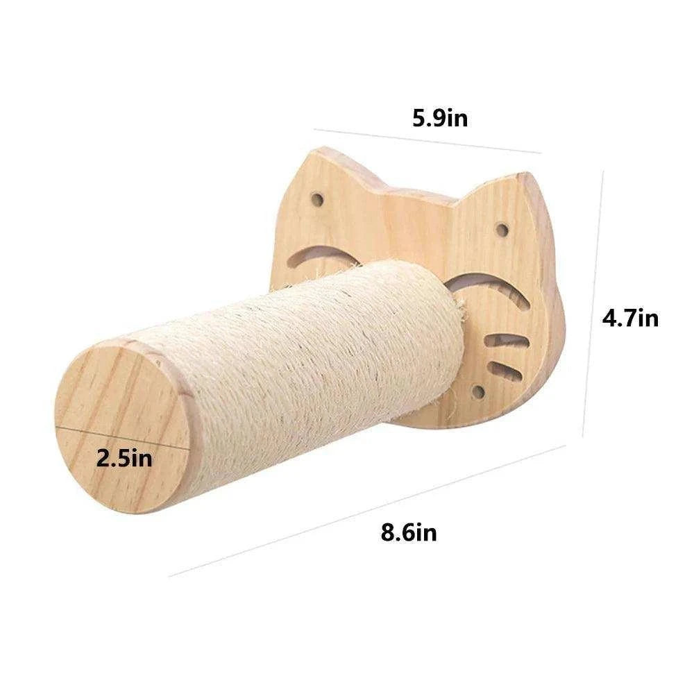 Wall-Mounted Cat Climbing ShelfDescription:
Elevate your cat’s playtime with this four-step wall-mounted stairway. Perfect for climbing, scratching, and resting, it transforms any wall into a verRegal Pet PalaceRegal Pet PalaceWall-Mounted Cat